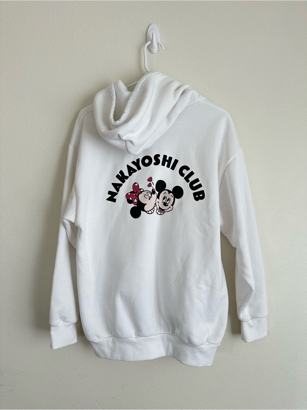 Tokyo Disneyland Resort Nakayoshi Club White Hoodie Jacket